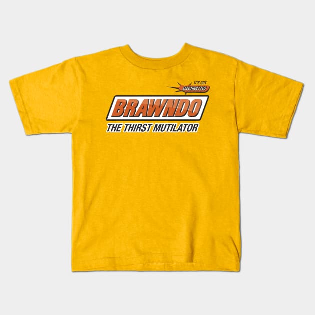 Brawndo - The Thirst Mutilator Kids T-Shirt by tvshirts